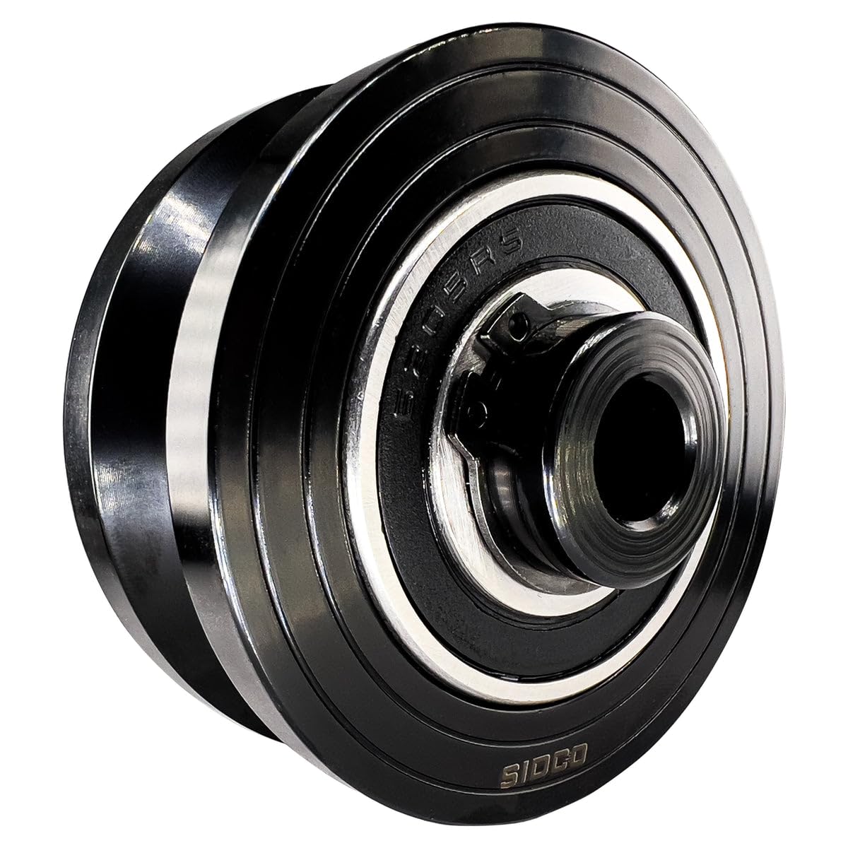 Sidco Supply 3 Inch V-Groove Wheel - Solid Steel - Sliding